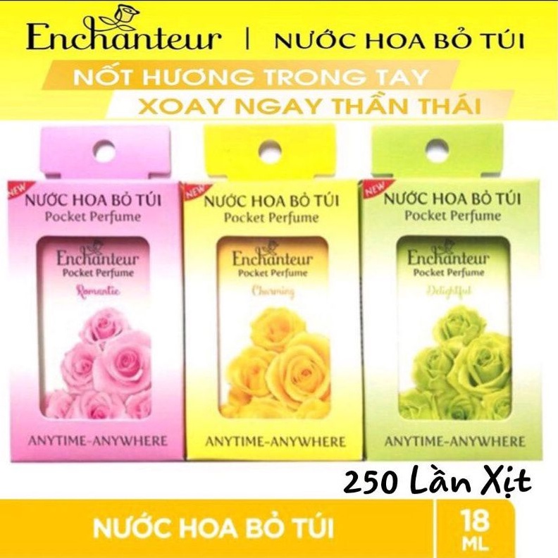 Nước hoa bỏ túi Enchanteur cao cấp