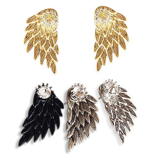 Hoa tai hình cánh thiên thần phong cách Giáng sinh