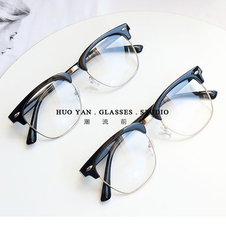 Kính gọng nửa viền cận loạn tròng UV400