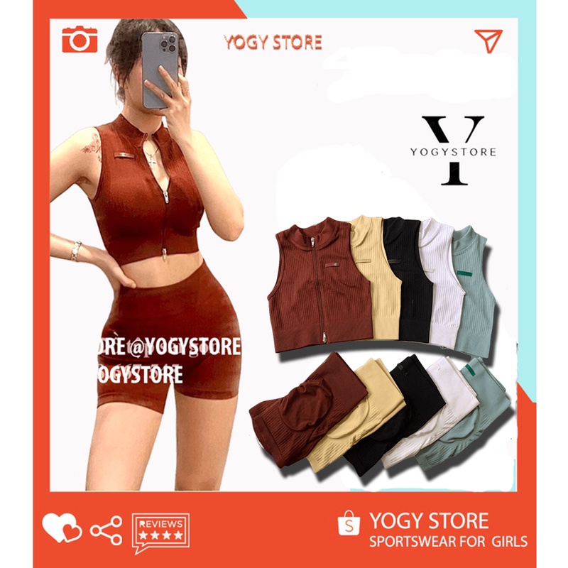 Bộ tập thể thao đùi Botee FUNCTION đep chất dệt kim cao cấp, cạp quần cao, logo thêu mác dệt, chun mông.