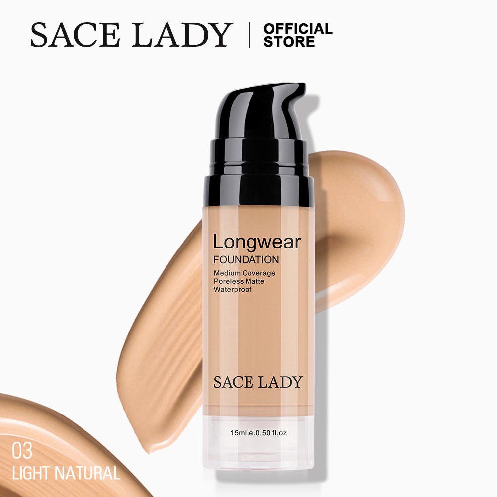 Bộ mỹ phẩm SACE LADY gồm son môi + bút kẻ mắt + kem nền + chì kẻ lông mày + bảng phấn mắt + mascara + mút tán phấn nền | BigBuy360 - bigbuy360.vn