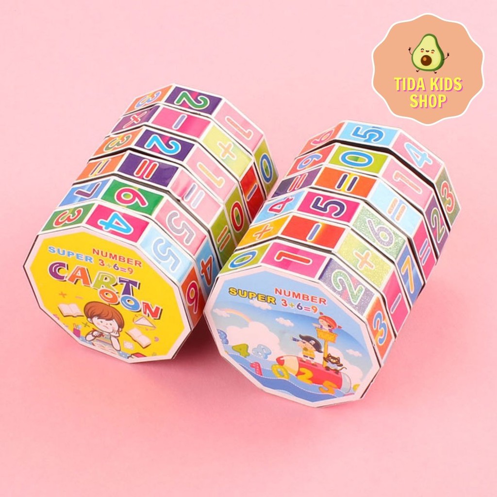 Đồ Chơi Rubik Toán Học 6 Tầng Giúp Bé Phát Triển Kỹ Năng Tư Duy, Đồ Chơi Toán Học TiDa Kids Shop Cho Bé Giá Tốt