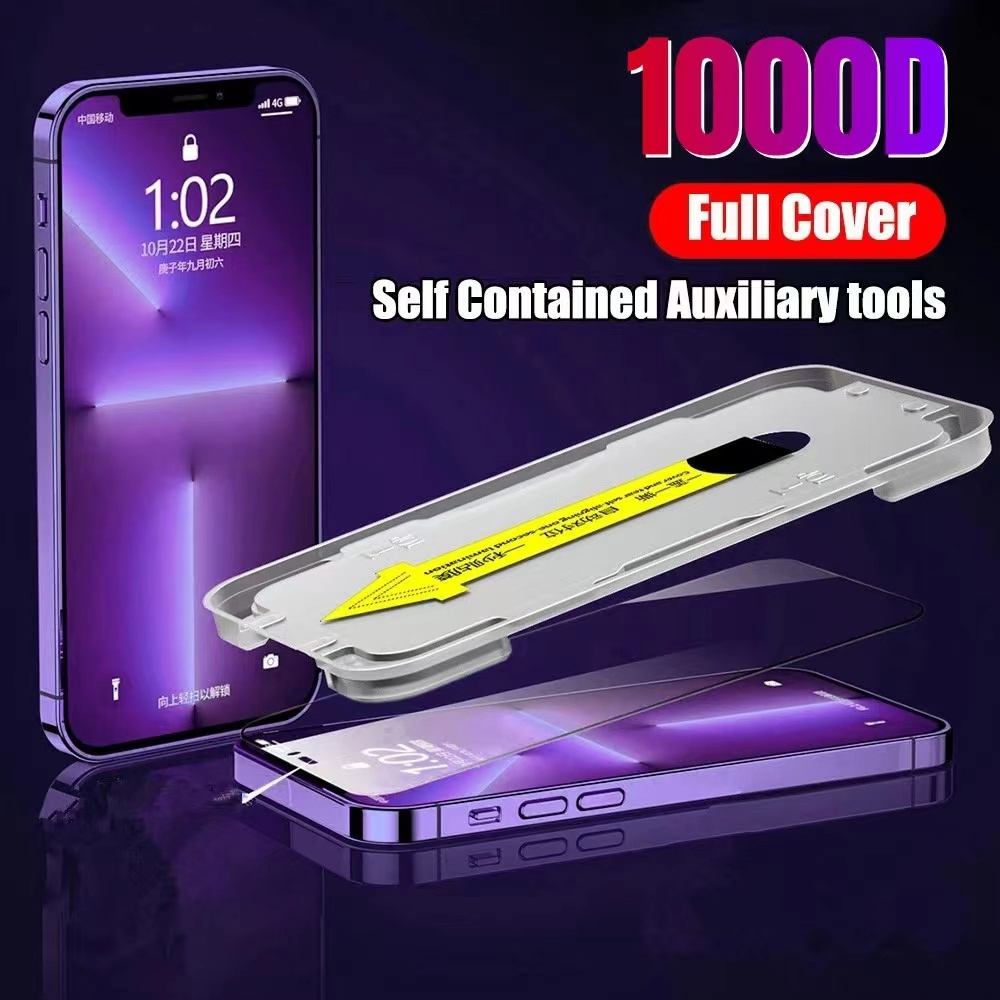 Kính Cường Lực 9D Bảo Vệ Toàn Màn Hình Cho for iphone 15 Pro Max 14 Pro MAX 13 Pro MAX 12 11 Pro MAX X XR XS MAX