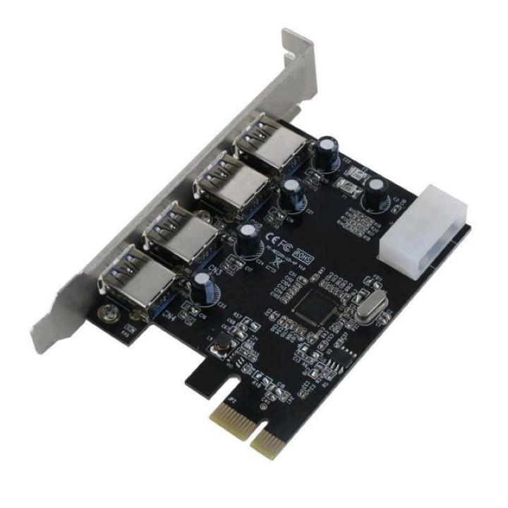CARD MÁY TÍNH CHUYỂN PCI EXPRESS SANG USB 4 CỔNG 3.0 - BỔ SUNG 4 CỔNG USB 3.0 CHO MÁY TÍNH