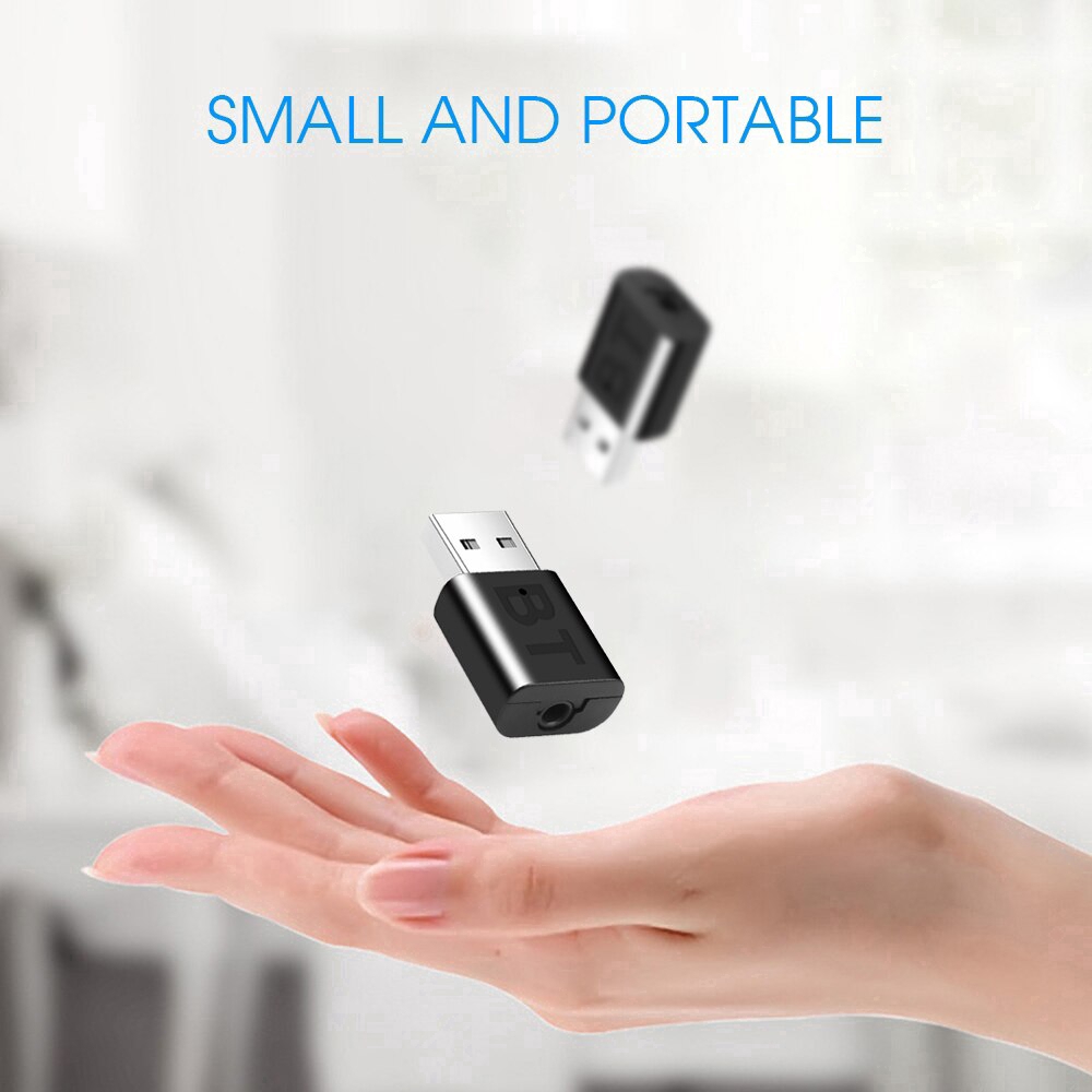 Đầu điều hợp KEBIDUMEI thu âm thanh Bluetooth 5.0 jack AUX 3.5mm