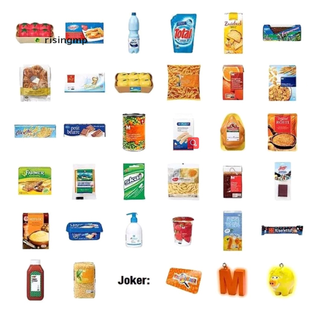 Mô Hình Đồ Chơi Siêu Thị Đức Mini Tỉ Lệ 1: 6 ♨Nóng Bỏng