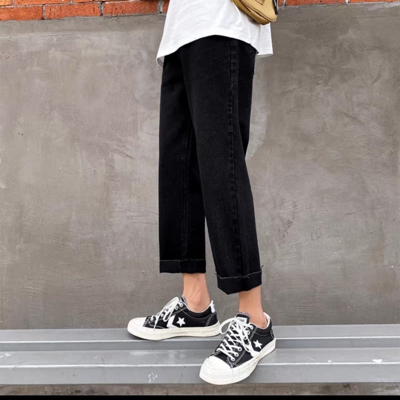 Quần Jean Nam, Quần Baggy rách gấu, đen full ống xuông rộng style hàn quốc 2021-XX MKENS FASHION! | BigBuy360 - bigbuy360.vn