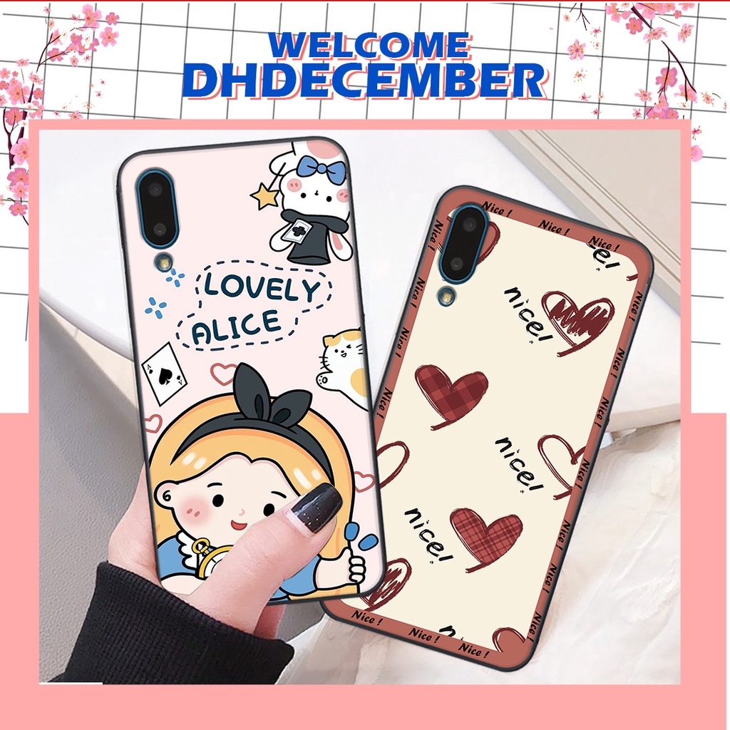 Ốp lưng Samsung Galaxy A02 / M02 in hình nice ,good luck happy ốp xinh viền dẻo đẹp chất
