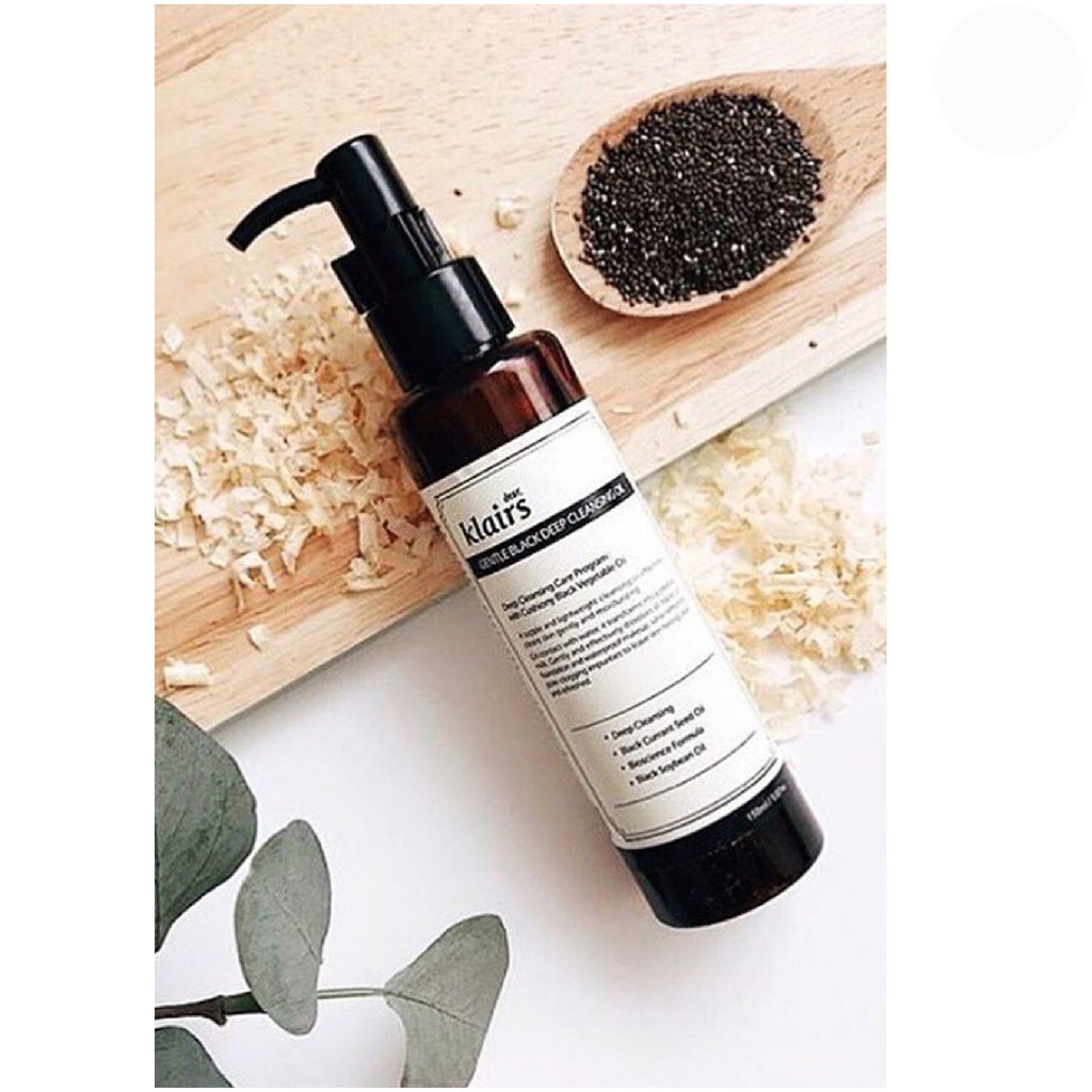 Dầu Tẩy Trang Klairs Gentle Black Deep Cleansing Oil 150ml