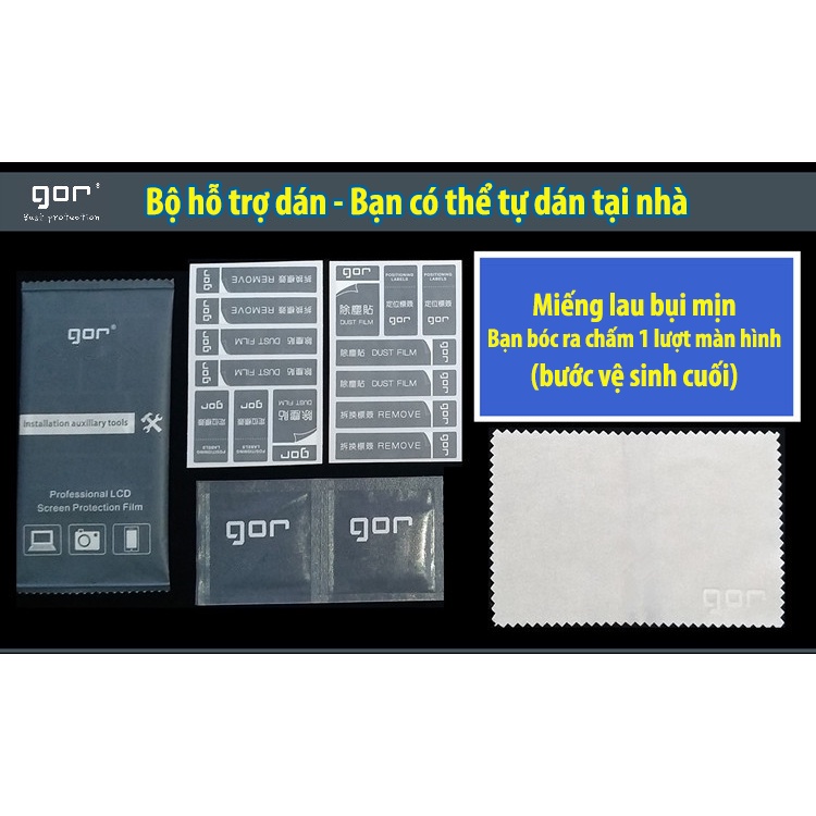 Bộ 3 Miếng dán màn hình Oppo Find X3 / X3 Pro Full màn 6H hãng Gor cao cấp