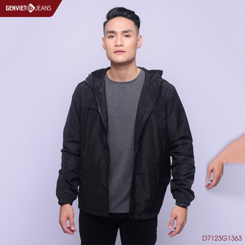 Áo Khoác Gió Nam Genviet 2 Lớp Cản Nước Cản Gió D7123G1363