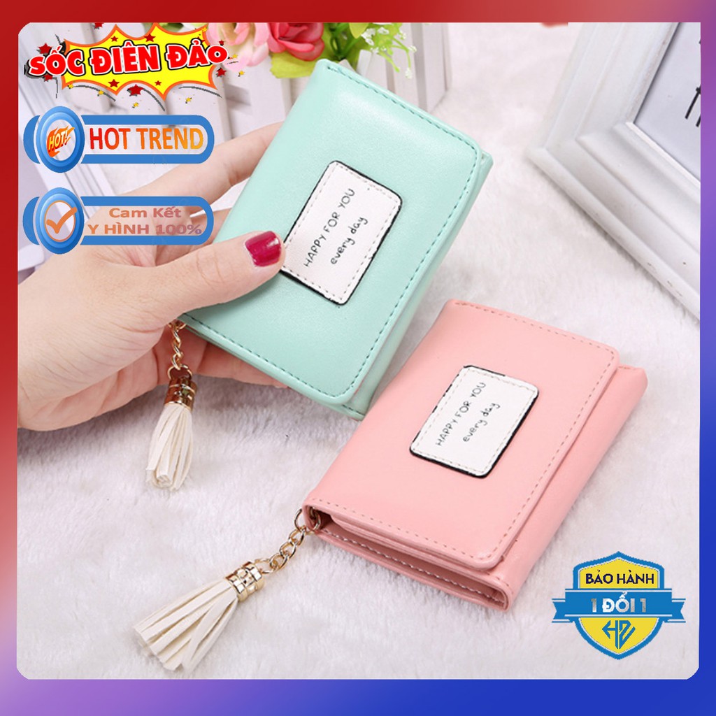 BÓP VÍ CẦM TAY FROM KOREA HAPPY FOR YOU EVERY DAY V211 CÁCH ĐIỆU TRẺ TRUNG | BigBuy360 - bigbuy360.vn