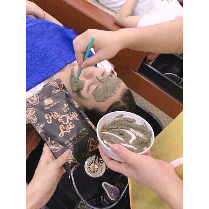 Bột rửa mặt 🌻FREESHIP🌻 Bột Hà diệp lục Magicskin