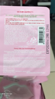 Mặt Nạ Môi Cherry Jelly Lips Patch