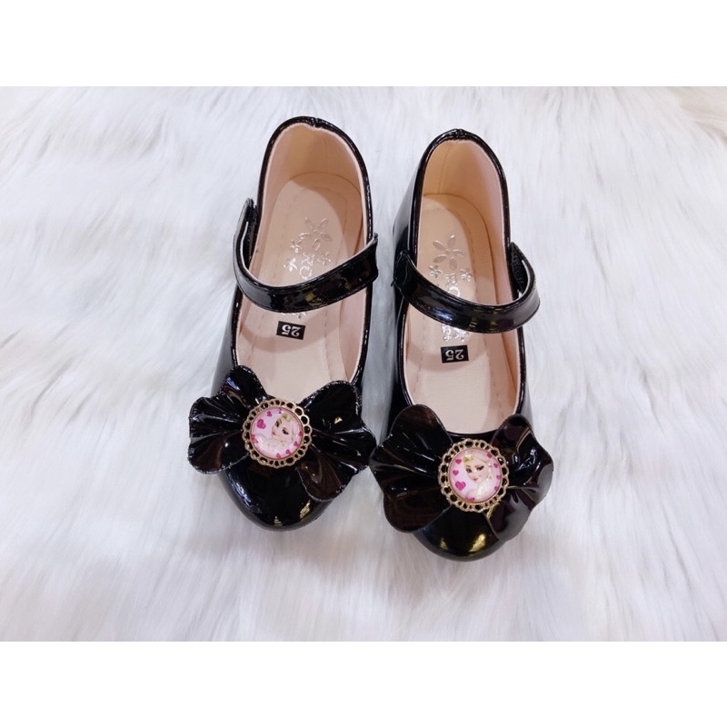 🍄🌼GIẦY CAO GÓT BÚP BÊ ELSA BÉ GÁI(4-10t)