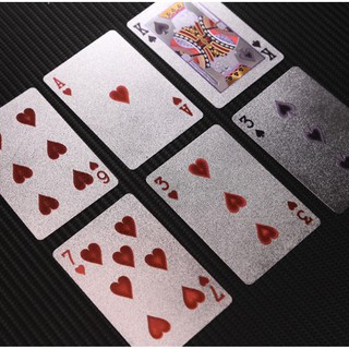 Bộ bài nhựa Mạ Bạc (Golden Foil Playing Cards)