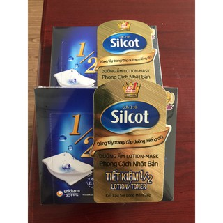 Bông trang điểm Silcot miếng đôi 40 miếng/hộp