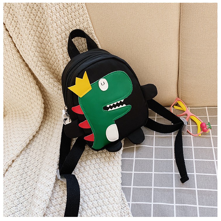 Balo siêu nhẹ cho bé học mầm non khủng long ngộ nghĩnh vải dù chống thấm nước, balo cho bé đi chơi
