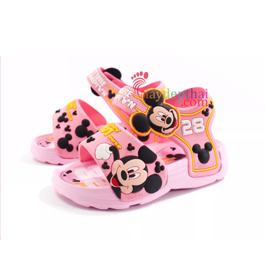 Giày sandal quai hậu Thái Lan Bé Trai Bé Gái chuột mickey Adda 32E13