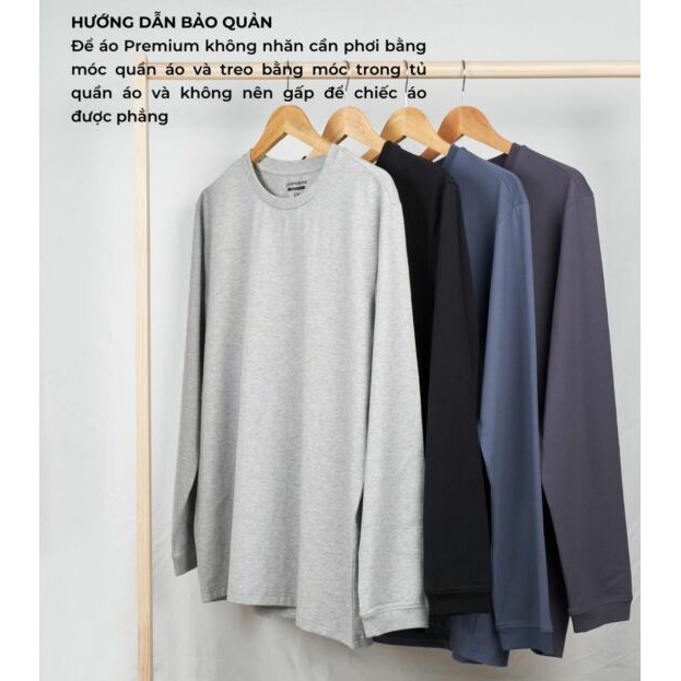 [SALE TẾT]Áo thun nam dài tay thu đông Cotton Compact Premium chống nhăn, giữ ấm tốt Coolmate | BigBuy360 - bigbuy360.vn