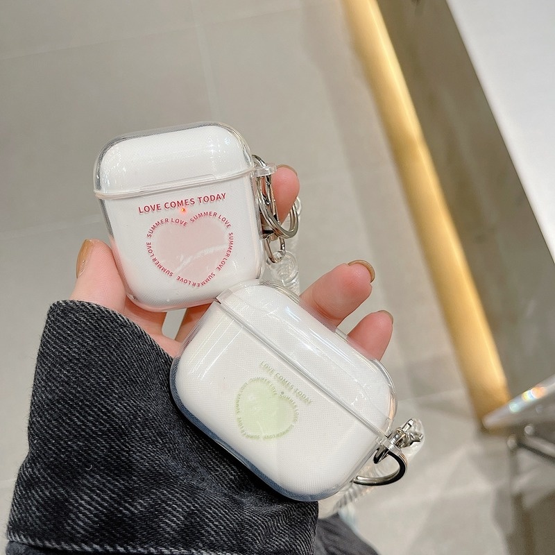 Vỏ Bảo Vệ Hộp Sạc Tai Nghe Airpods Pro 2/3 Bluetooth Không Dây Màu Sắc