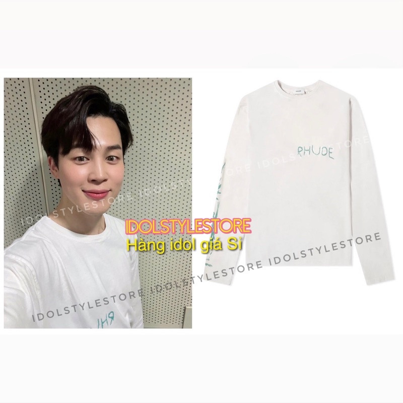 Áo thun dài tay Rhude như Jimin BTS