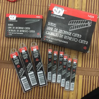Combo 100 lưỡi dao rọc giấy to và bé, rao cắt giấy