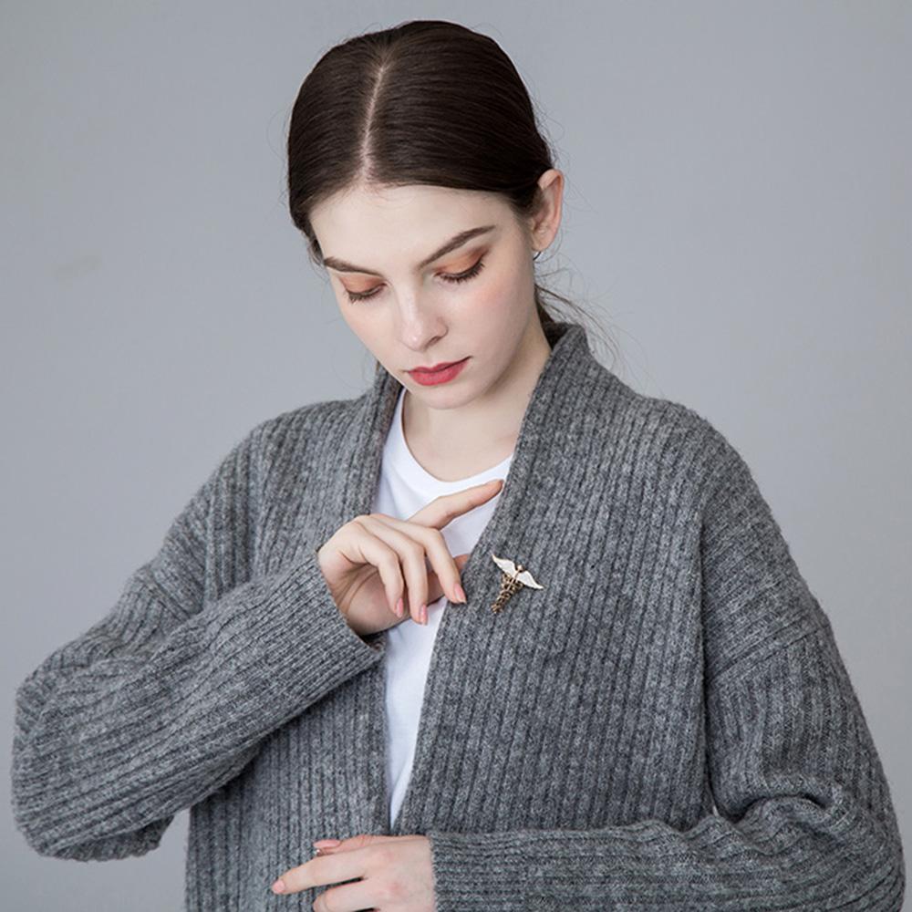 Ghim Cài Áo Kim Loại Hình Rắn Nhiều Màu Thời Trang