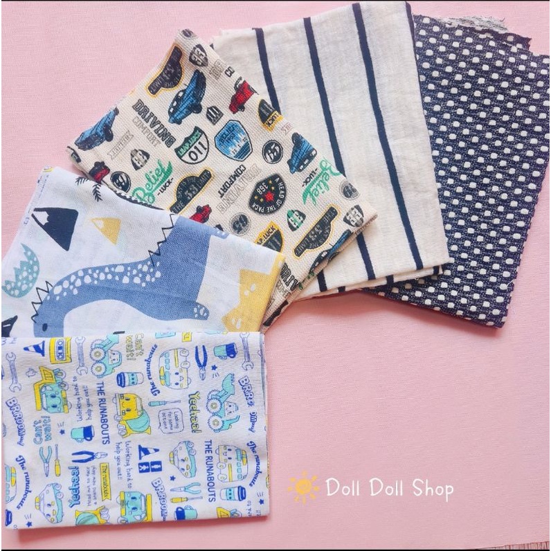 VẢI THUN MAY OUTFIT DOLL, SCRUNCHIES 🌷