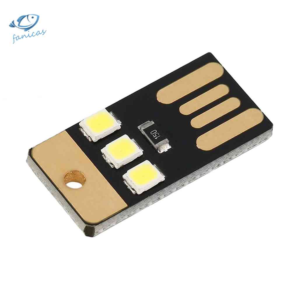 Đèn Pin LED USB Mini Tiết Kiệm Năng Lượng Di Động Cho Cắm Trại