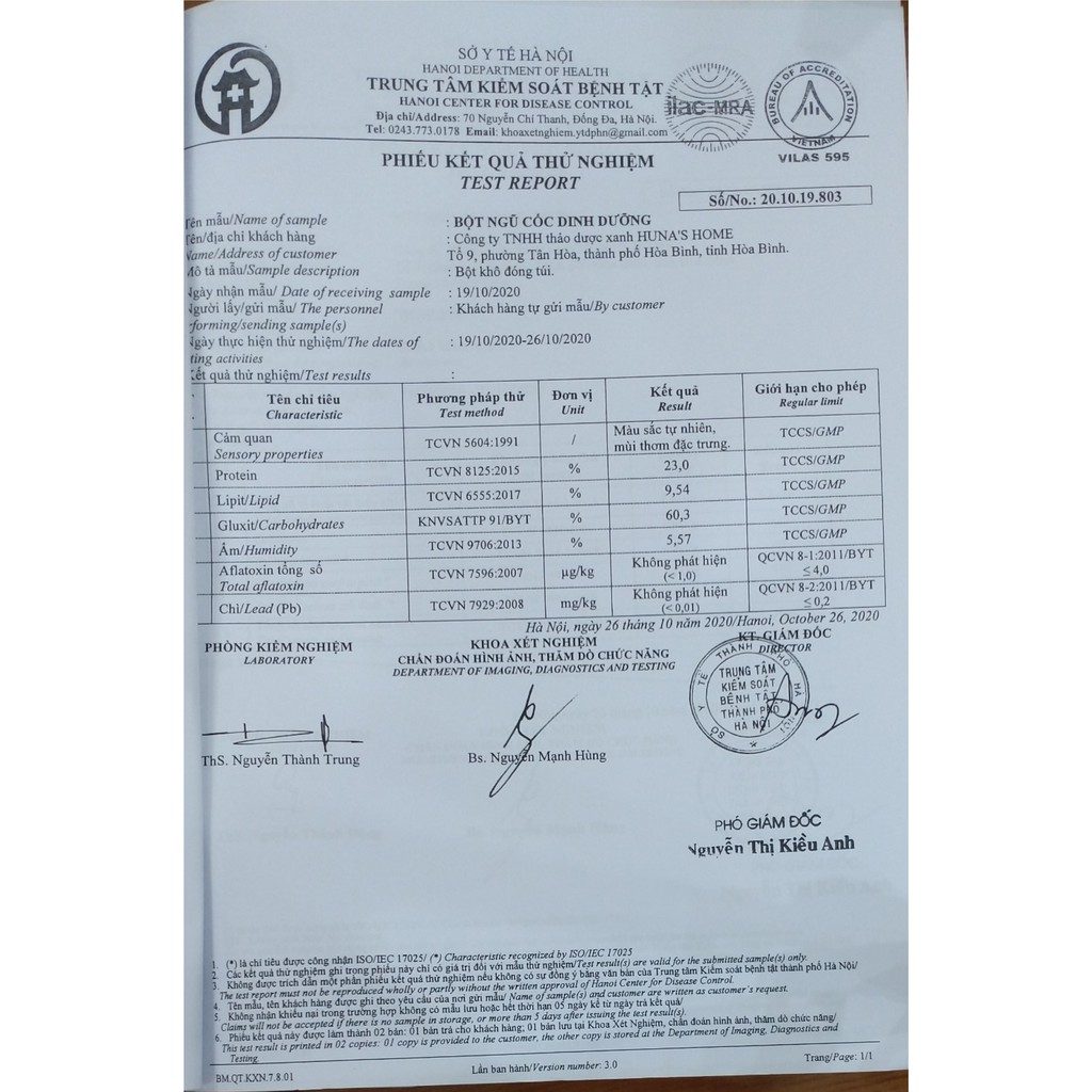 Ngũ cốc hiện đại 11 hạt - Tăng cân/ giảm cân/ lợi sữa Hunahome