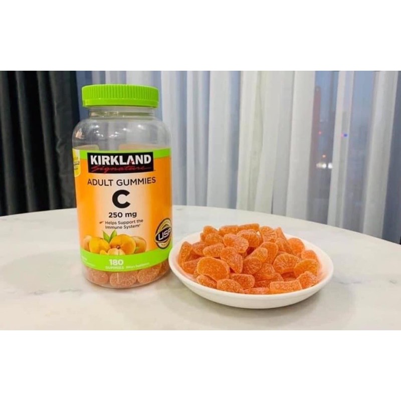 Kẹo dẻo Gummy vitamin C-hiệu Kirkland Mỹ