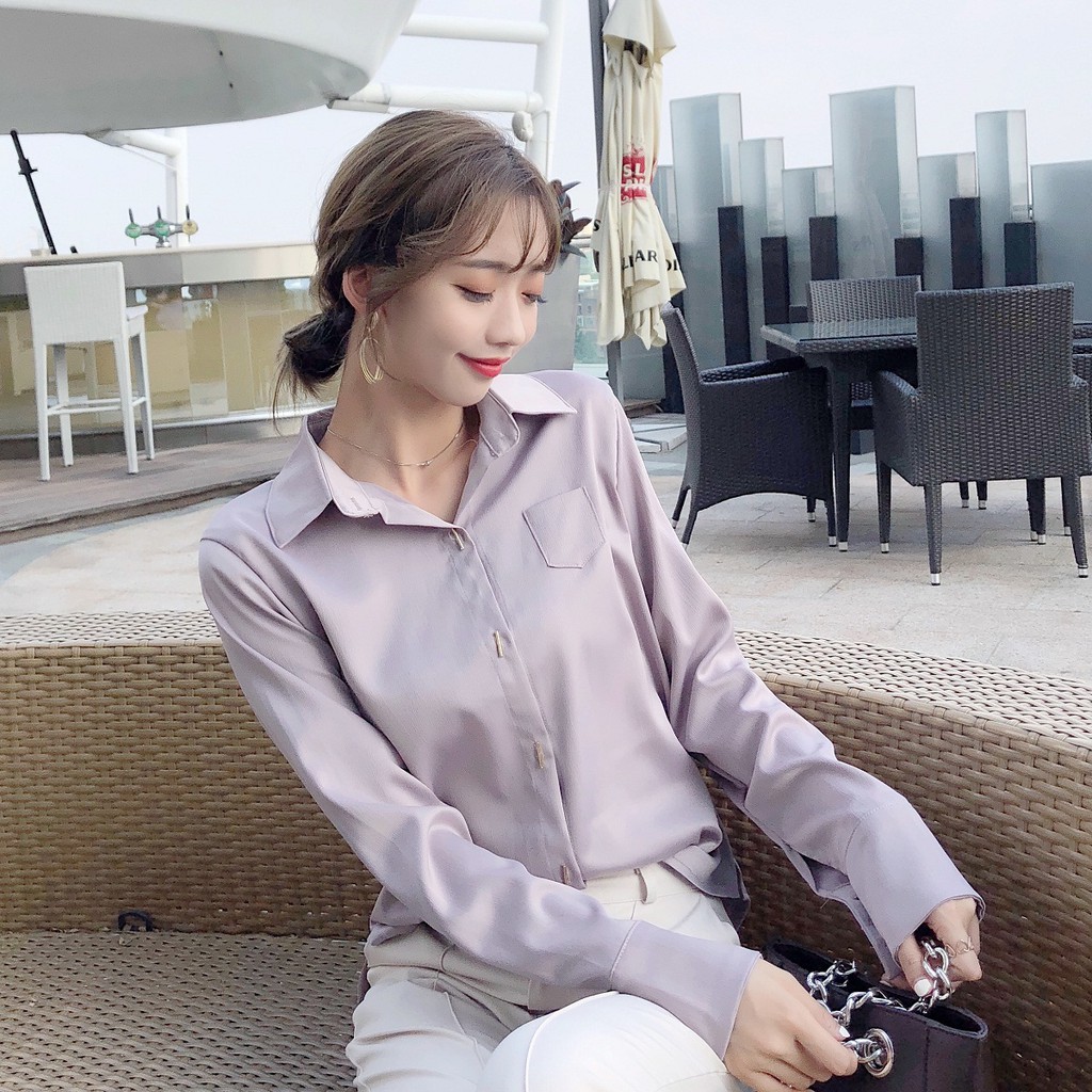 Áo sơ mi nữ tay dài Emilyshop