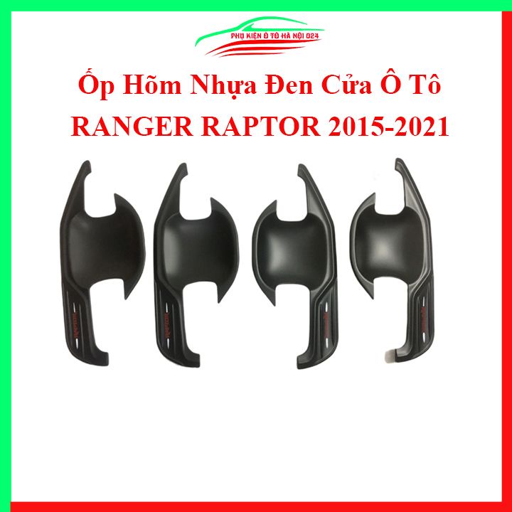 Ốp hõm nhựa đen Ranger Raptor 2015-2021