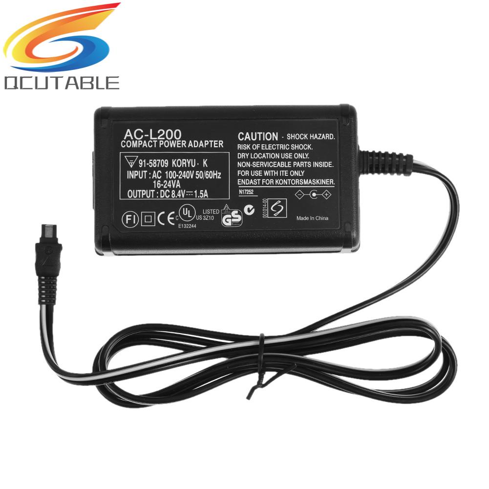 Bộ Sạc Máy Ảnh Cầm Tay 100V-240V AC Cho Sony AC-L200 L25B Camera