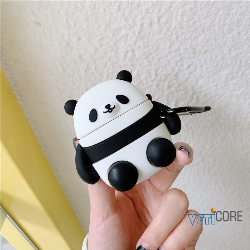 Vỏ Bảo Vệ Hộp Sạc Airpods 1 / 2 Hình Gấu Trúc 3d Xinh Xắn Độc Đáo | BigBuy360 - bigbuy360.vn