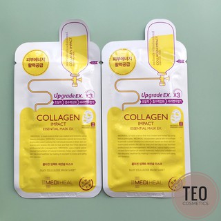 (TEO-order bill) Mặt Nạ Ngăn Ngừa Lão Hóa Da Mediheal Collagen Impact Essential Mask EX.