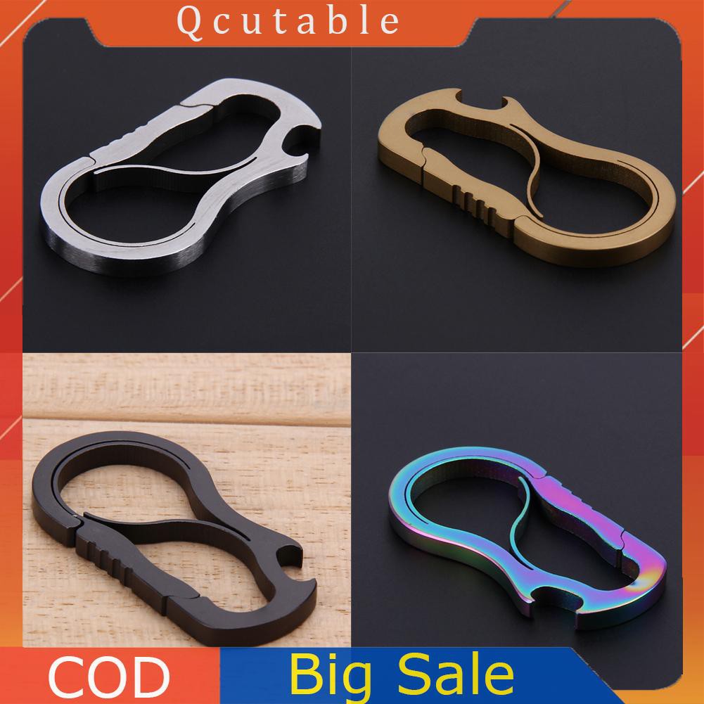 Móc Khóa Carabiner Bằng Hợp Kim Titanium # S4