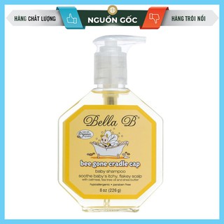 [Chăm Sóc Da Đầu Trẻ Nhỏ] Dầu Gội Trị "Cứt Trâu" Cho Trẻ Sơ Sinh Và Trẻ Nhỏ Bella B Baby Shampoo 226Gr Mỹ