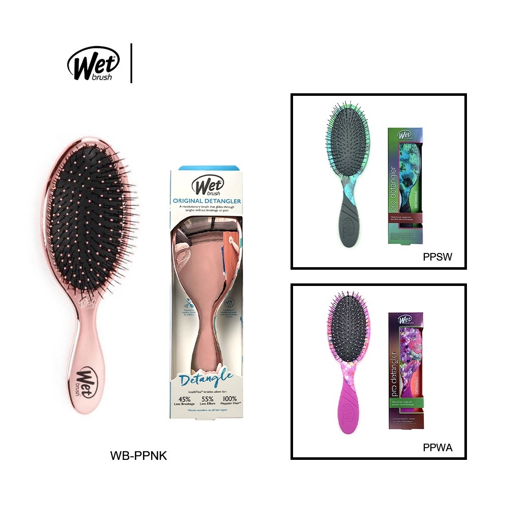 Lược gỡ rối WET BRUSH dòng truyền thống màu vàng hồng