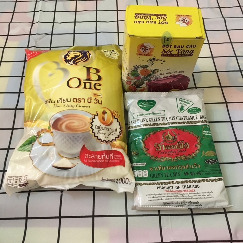 Sét nguyên liệu làm trà thái xanh/ trà thái đỏ tại nhà