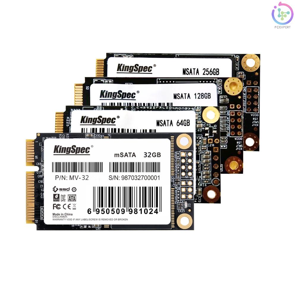 KingSpec MSATA MINI PCI-E 64G MLC Digital Flash SSD Solid State Drive Storage Devices for Computer PC Desktop Laptop