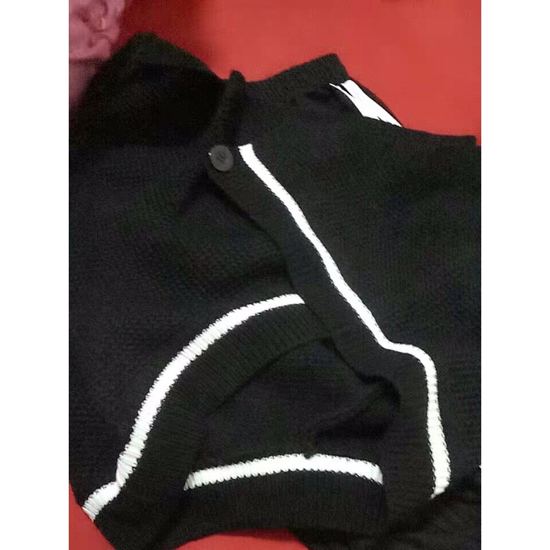 AG5_SET ÁO GHI LÊ LEN DÁNG CROPTOP PHONG CÁCH HÀN QUỐC | BigBuy360 - bigbuy360.vn