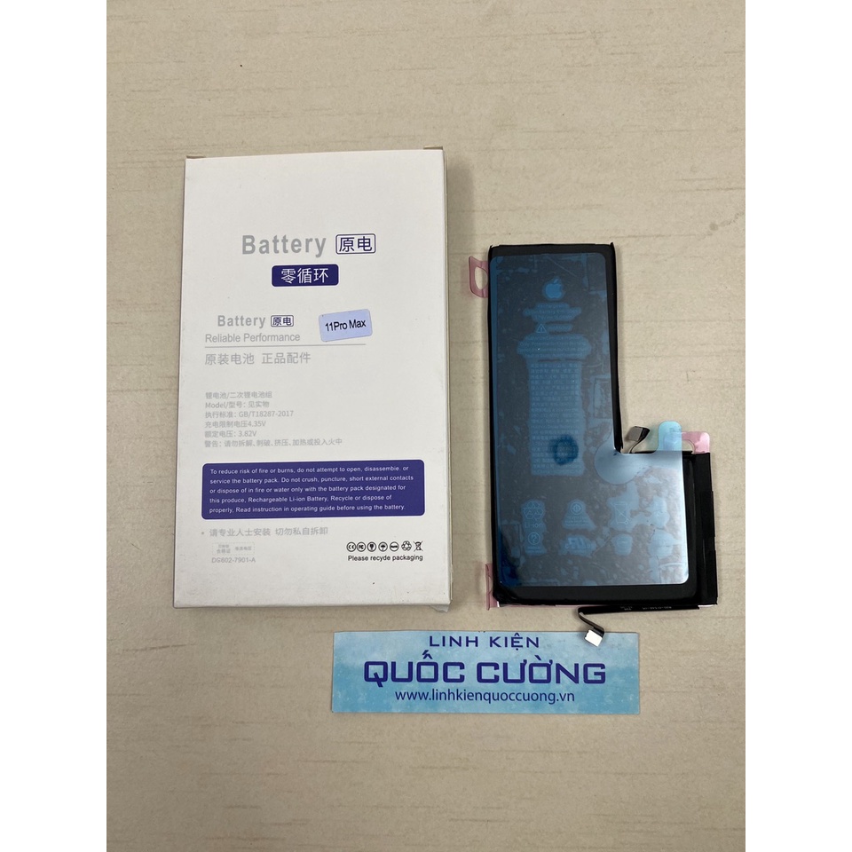 Pin 11/ 11Pro/ 11Promax chuẩn dung lượng. BẢO HÀNH 1 NĂM NEW