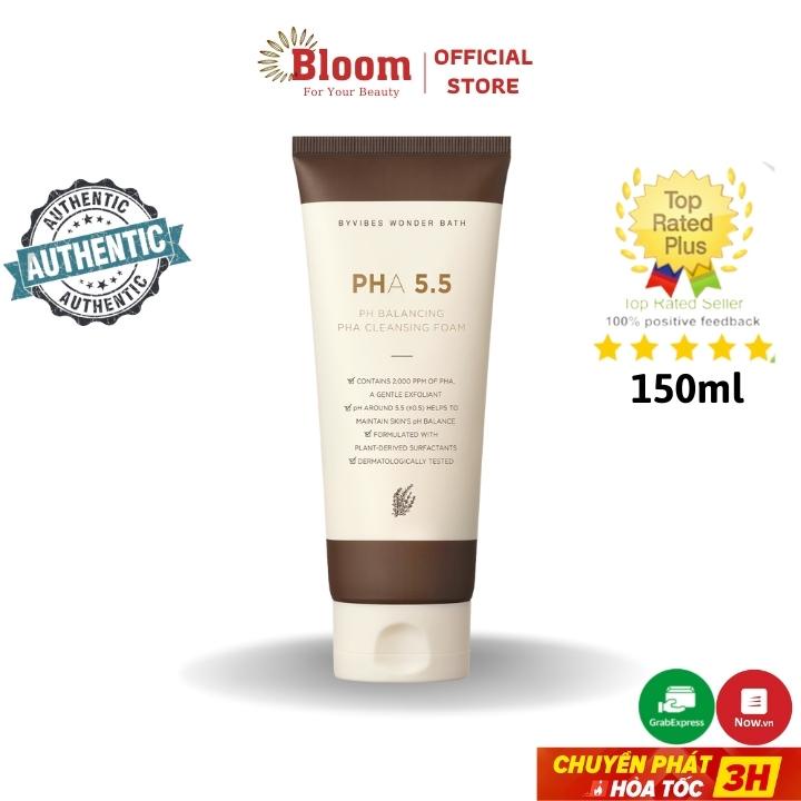 Sữa Rửa Mặt Pha5 5 Byvibes Wonder Bath 150ml - Sữa Rửa Mặt Trắng Da Dành Cho Mọi Loại Da Nhạy Cảm Dầu Mụn Thường Khô