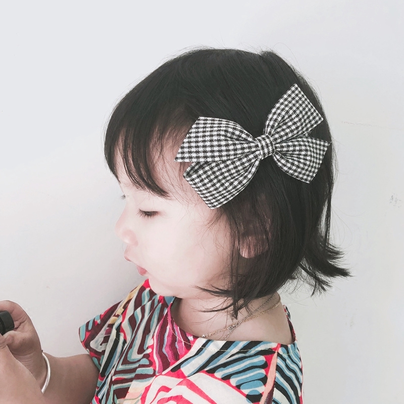 Kẹp Tóc Họa Tiết Caro Dễ Thương