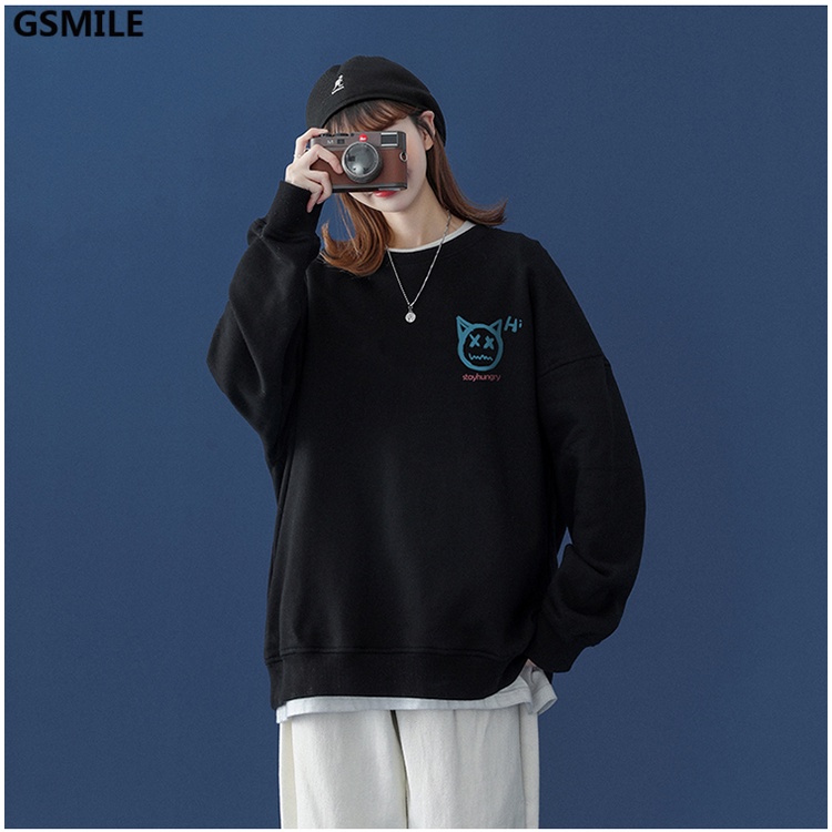 Áo Sweater Cổ Tròn Vải Nhung Thu Đông（6 Kích Thước Có Sẵn） | BigBuy360 - bigbuy360.vn