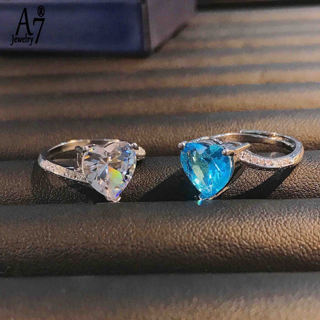 Nhẫn bạc s925 hình trái tim thời trang nữ xinh xắn