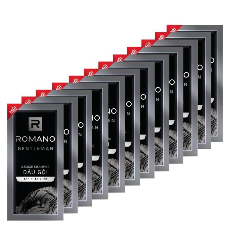 Dầu gội Romano Vip / Romano 5in1 sạch gàu hàng quà tặng mini 60g / Gội dây 12 - 14 gói Romano