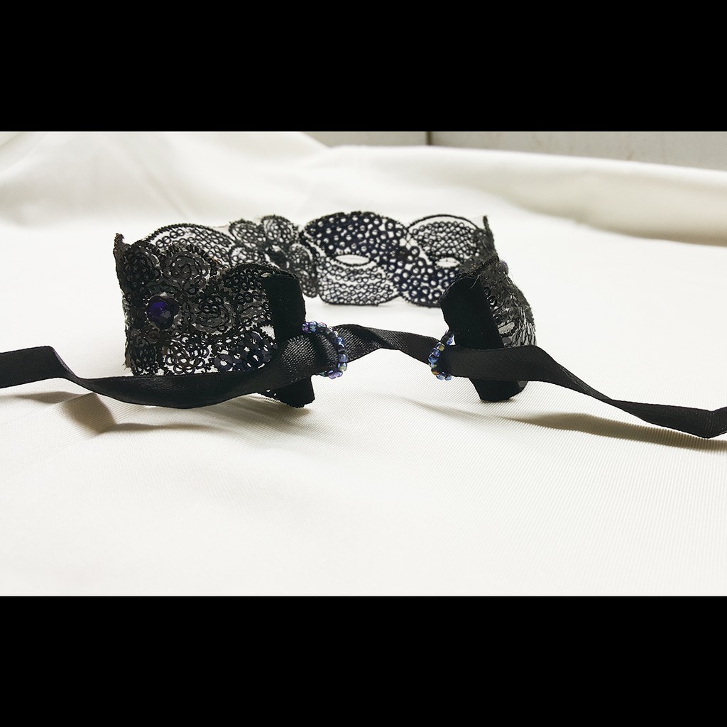 CHOKER ĐEN ĐÁ TÍM - CHOKER ĐA NĂNG